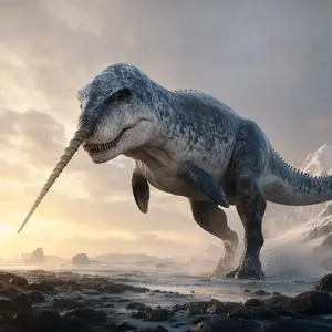 Narwhal + Tyrannosaurus rex